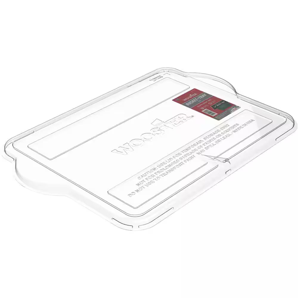 14 In. Clear Plastic Bucket-Tray Lid