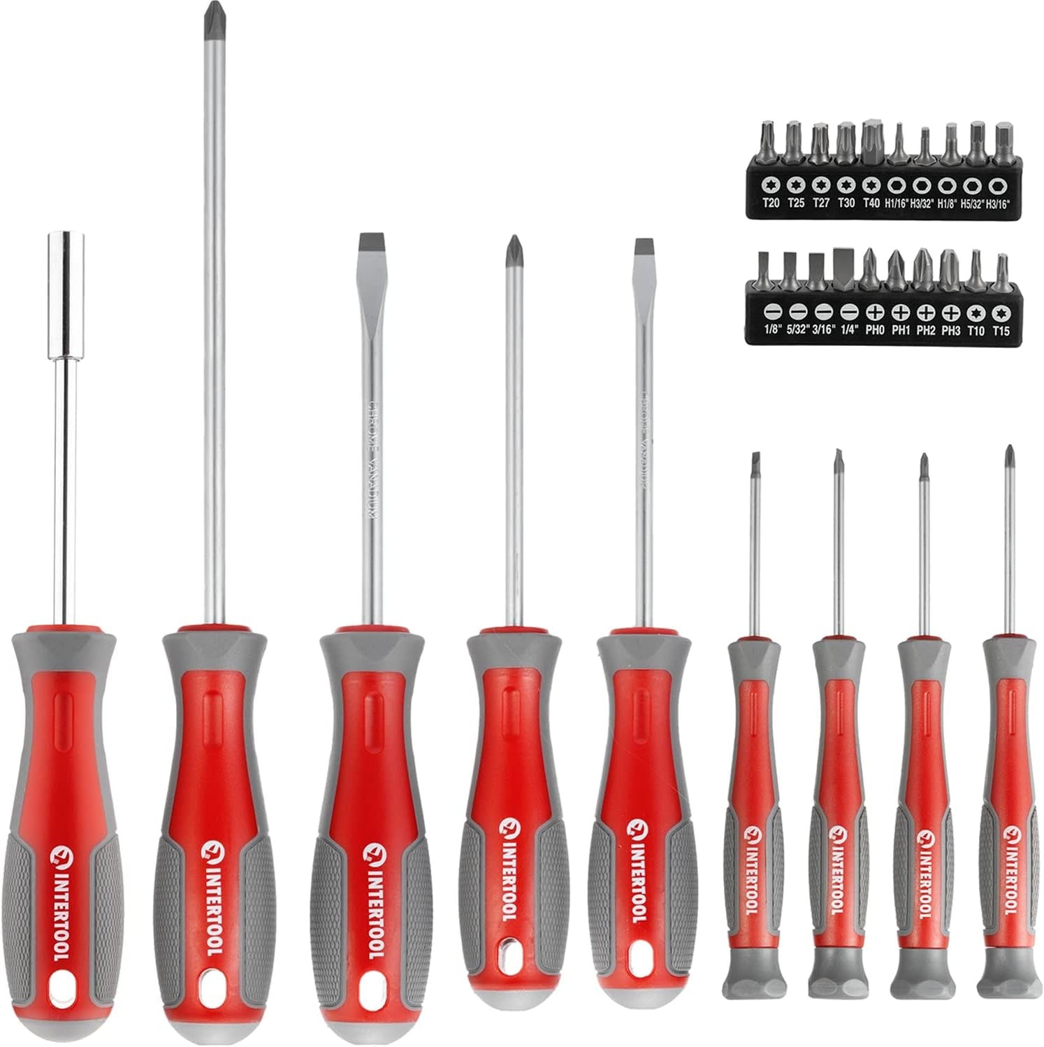 29Pcs Screwdriver Set, Magnetic Phillips and Slotted Tips, Fastening and Loosening Screws VT08-3329