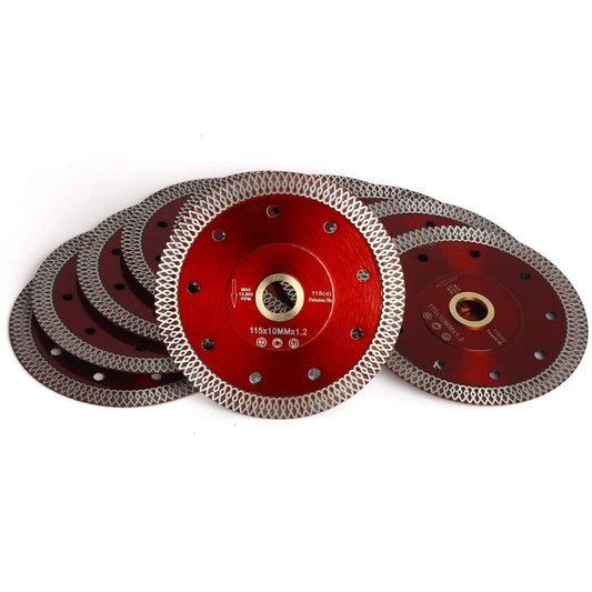 10 Pcs/Lot 4.5" Tile Saw Blade Supper Thin Porcelain Diamond Saw Blade 4.5" for Tile Stone