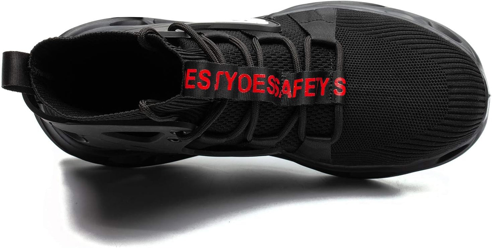 Work Safety Steel Toe Boots, Lightweight Breathable Industrial Construction Boots