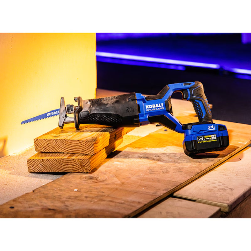 24-Volt Variable Brushless Cordless Reciprocating Saw (Charger and Battery Not Included)